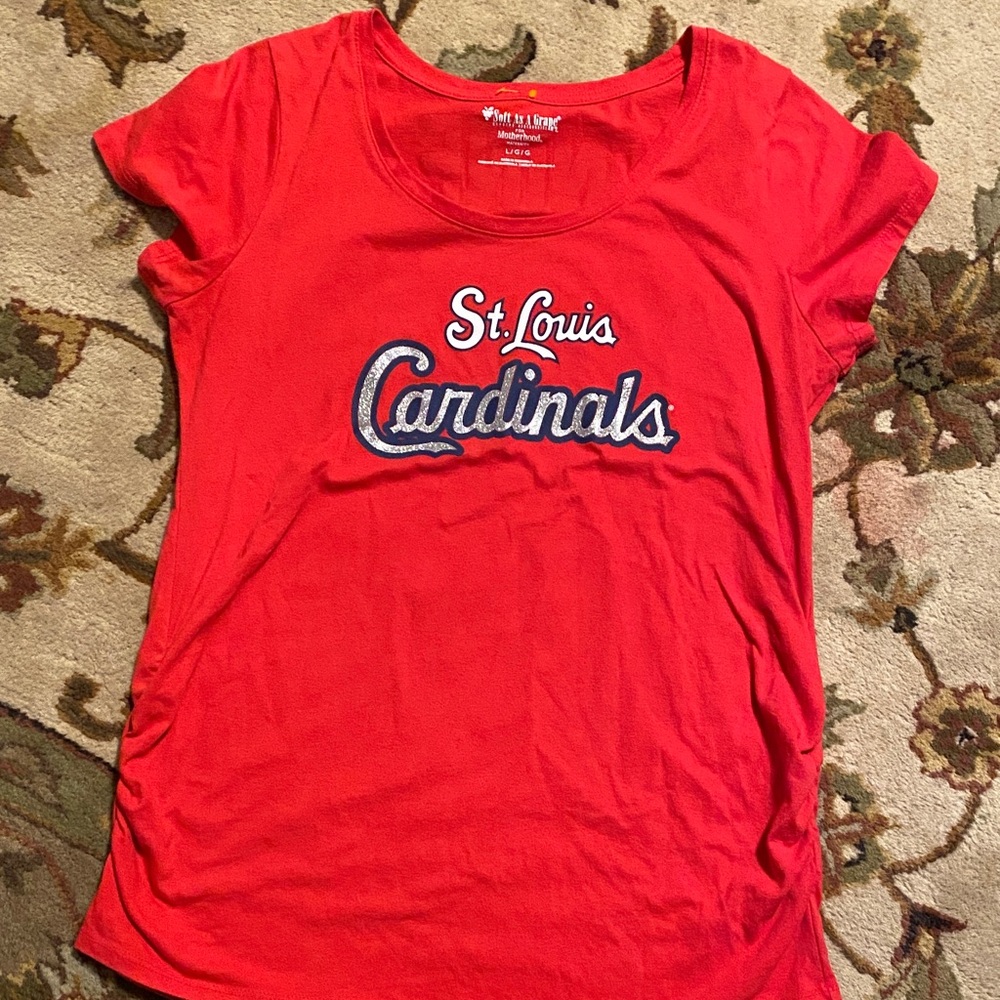 Motherhood St. Louis Cardinals maternity 9 mnth you’re out tee